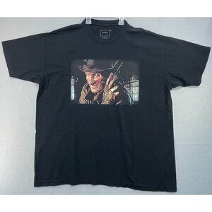 Nightmare on Elm Street Freddy Krueger Adult T-Shirt Tee Black XXL Short Sleeve